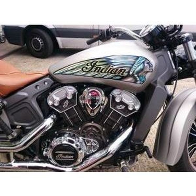 Indian Scout traditional ''Warbonnet'' tank decals